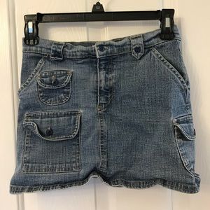 Teen jean skort for girls